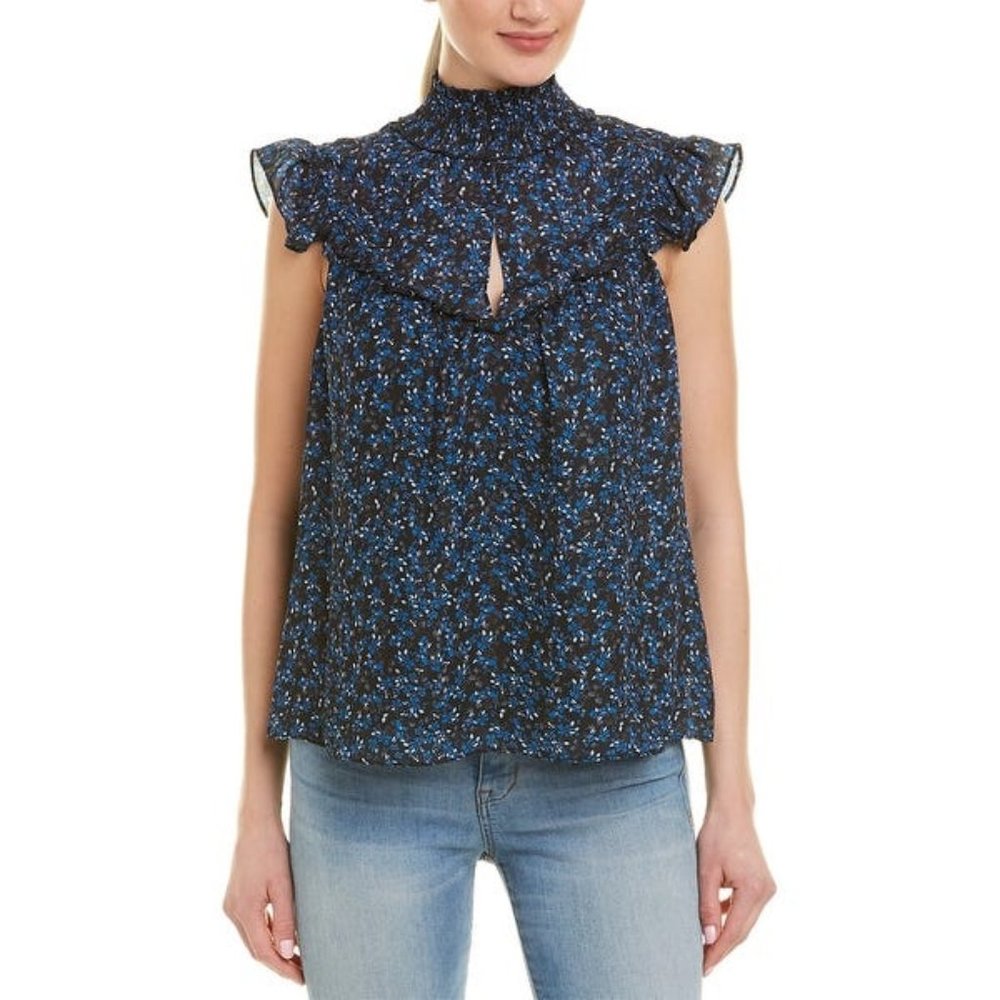 Parker Smocked Mock Top